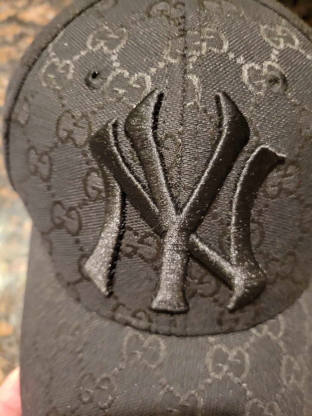 Gucci NY Logo Baseball Cap - Luxury Monogram Style - Picture 5 of 9